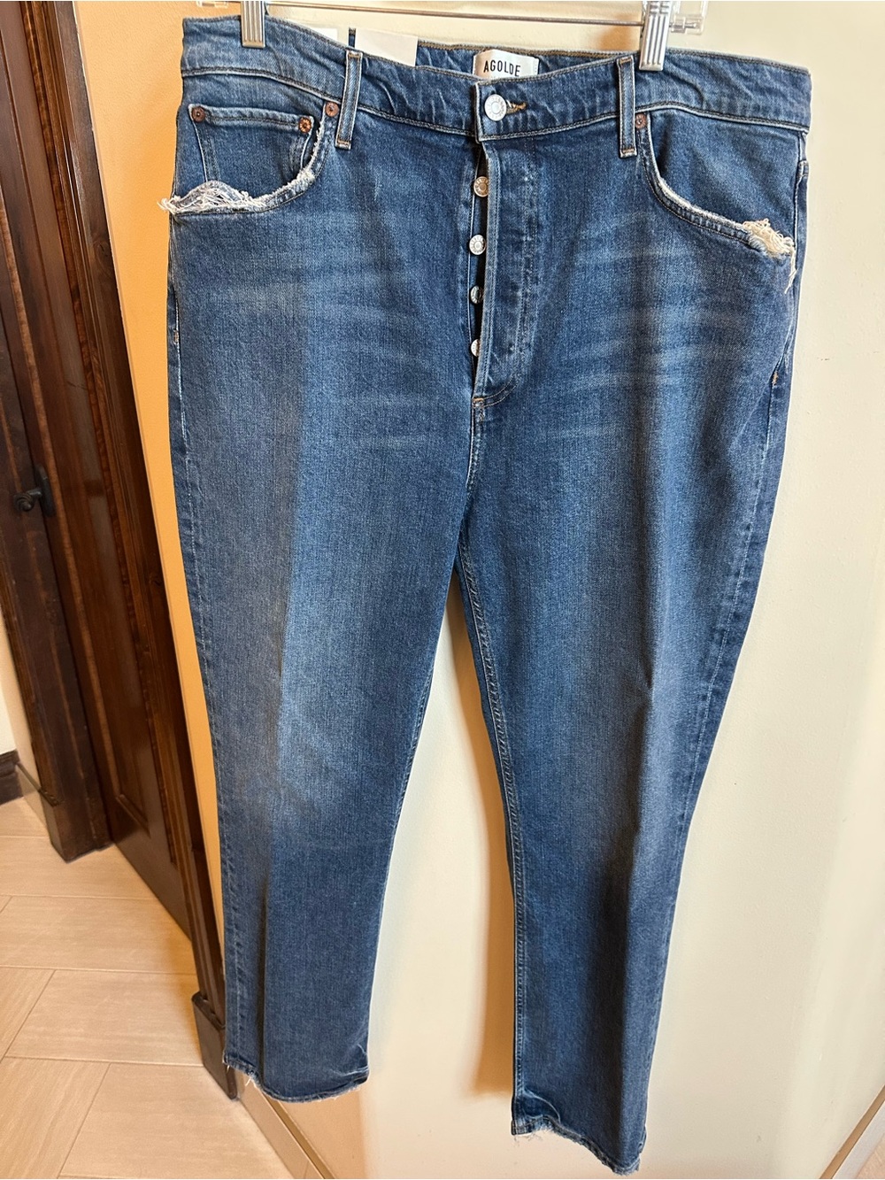 Agolde NWT Size 33 Women's Straight Leg Jeans